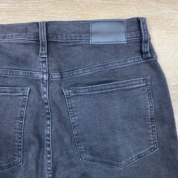 Madewell Cali Demi-Boot Jeans Size 28T Color Black Bellspring Wash - Picture 7 of 11